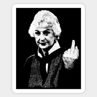 Dorothy Zbornak Middle Finger Magnet